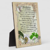 Irish House Blessing plaque Fotoplatte (Seite)