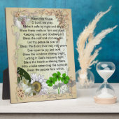 Irish House Blessing plaque Fotoplatte (Seite)
