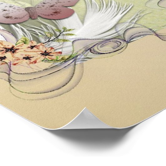 Irish House Blessing poster (Ecke)