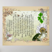 Irish House Blessing poster (Vorne)