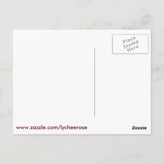 Irish House Blessing Postkarte (Rückseite)