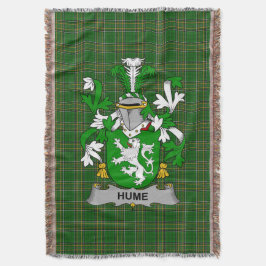 Irish Hume Coat of Arms Familienwappen Irland Decke