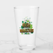 Irish Hungover Funny Glas (Vorderseite)