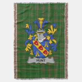 Irish Hunt Coat of Arms Familienwappen Irland Decke