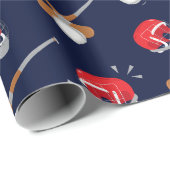 Irish Hurling Helmets und Hurleys Pattern Geschenkpapier (Rolleneckpunkt)