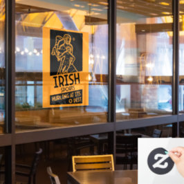 Irish Hurling Sport Fensteraufkleber