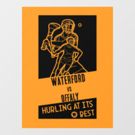 Irish Hurling Sport Fensteraufkleber