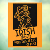 Irish Hurling Sport Fensteraufkleber (Blatt 3)