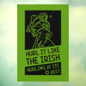 Irish Hurling Sport Fensteraufkleber (Blatt 3)