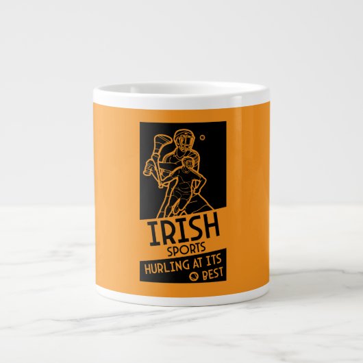 Irish Hurling Sport Jumbo-Tasse (Vorderseite)