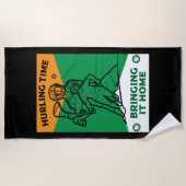 Irish Hurling Sport Strandtuch (Vorderseite)
