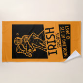 Irish Hurling Sport Strandtuch (Vorderseite)