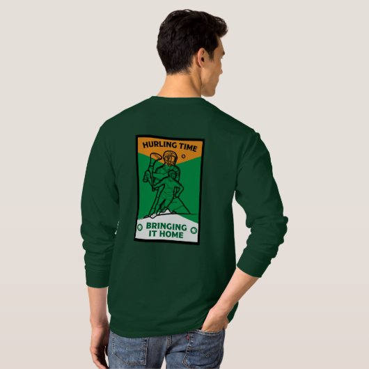 Irish Hurling Sport T-Shirt (Schwarz voll)