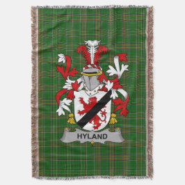 Irish Hyland oder O_Hyland Coat of Arms Family Cre Decke