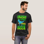 Irish I Could Drink This Beer Lucky Shamrock St Pa T-Shirt (Vorne ganz)