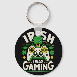 Irish I Game Funny St Patricks Day Video Game Schlüsselanhänger