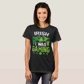 Irish I Gaming Funny St Patricks Day Gamer Boy T-Shirt (Vorne ganz)