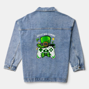 Irish I Gaming Funny St Patrick's Day Video Ga Jeansjacke