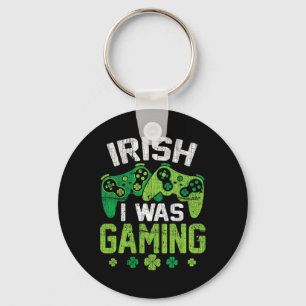 Irish I Gaming Funny Video Game Kleeblatt St Pa Schlüsselanhänger