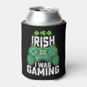 Irish I Gaming Gamer Games St Patrick's Day Dosenkühler (Kanne Vorderseite)