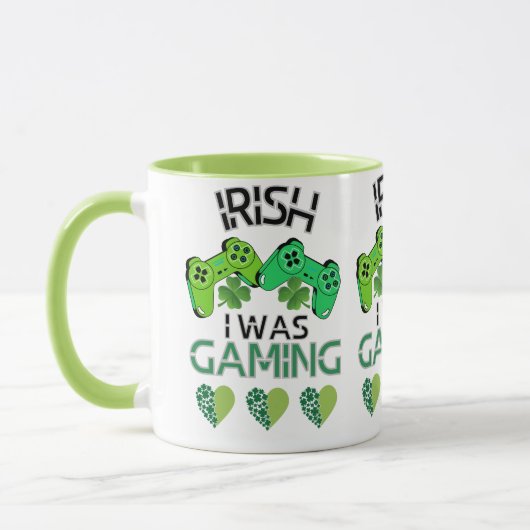 Irish I Gaming" St. Patrick's Day Tasse (Links)