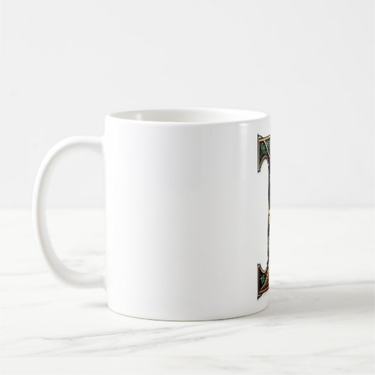 Irish I Monogram Coffee Mug Kaffeetasse (Links)