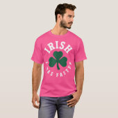 Irish I Was Faster Funny Running St Patrick'S Day T-Shirt (Vorne ganz)