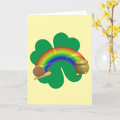 Irish I was faster Karte (Gelbe Blume)