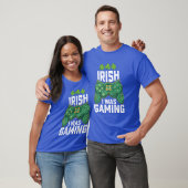 Irish I Was Gaming Gamer Games St Patricks Day fri T-Shirt (Unisex)