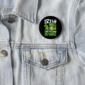 Irish Ich sah Anime Funny St Patricks Day B Button (Beispiel)