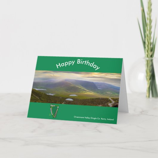 Irish Image for Birthday-Greeting-Card Karte (Vorderseite)