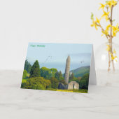 Irish Image for Birthday Grußkarte Karte (Gelbe Blume)