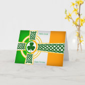 Irish Image for Birthday Grußkarte Karte (Gelbe Blume)