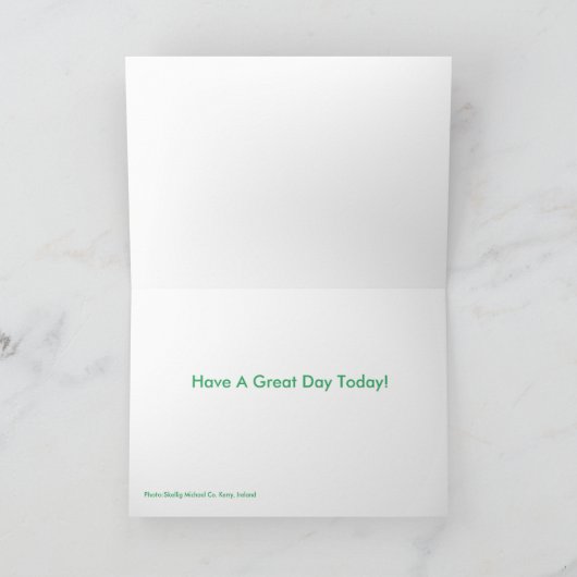 Irish Image for Birthday Grußkarte Karte (Innenseite)