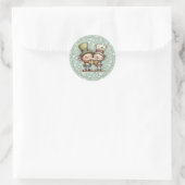 Irish‑Inspired St. Patrick’s Day Envelope Seal Runder Aufkleber (Tasche)