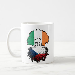 Irish Ireland Tree Roots Flag Kaffeetasse