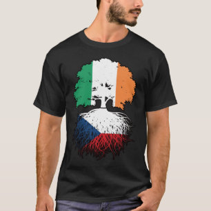 Irish Ireland Tree Roots Flag T-Shirt