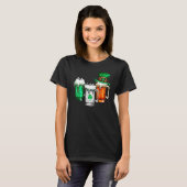 Irish Irish Holiday Irish Beer Shamrock Beer T-Shirt (Vorne ganz)