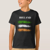 *~* IRISH IRLAND Einfache Abstrakte Flagge T - Shi T-Shirt (Vorderseite)