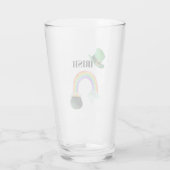 ** IRISH IRLAND Patriot Rainbow Pot of Gold Beer Glas (Rückseite)