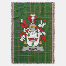 Irish Irwin Coat of Arms Familienwappen Irland