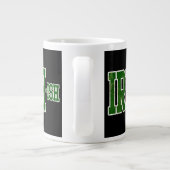 Irish-ish, Funny St. Patrick's Day Jumbo-Tasse (Rückseite)