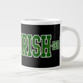 Irish-ish, Funny St. Patrick's Day Jumbo-Tasse (Rechts)