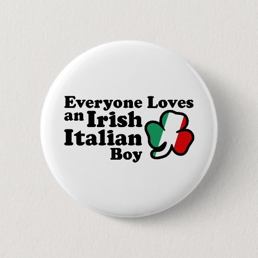 Irish Italian Boy Button (Vorderseite)