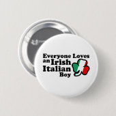 Irish Italian Boy Button (Vorne & Hinten)
