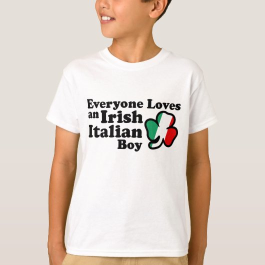 Irish Italian Boy T-Shirt (Vorderseite)
