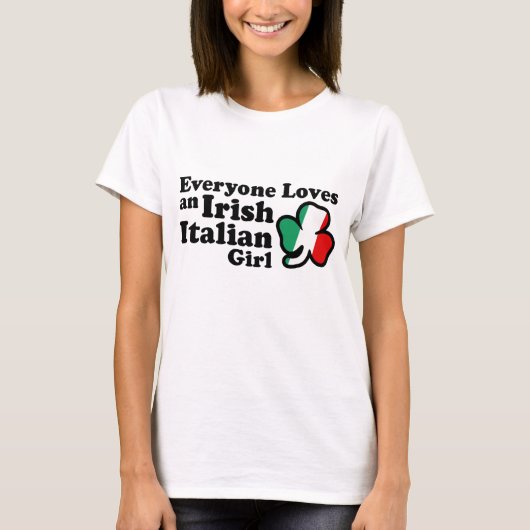 Irish Italian Girl T-Shirt (Vorderseite)