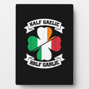Irish Italian Half Gaelic Half Knolic Saint Patric Fotoplatte