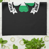 Irish Italian Half Gaelic Half Knolic Saint Patric Geschirrtuch (Gefaltet)