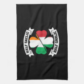 Irish Italian Half Gaelic Half Knolic Saint Patric Geschirrtuch (Vertikal)